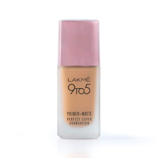 Lakme 9To5 Primer + Matte Perfect Cover Foundation - Warm Beige